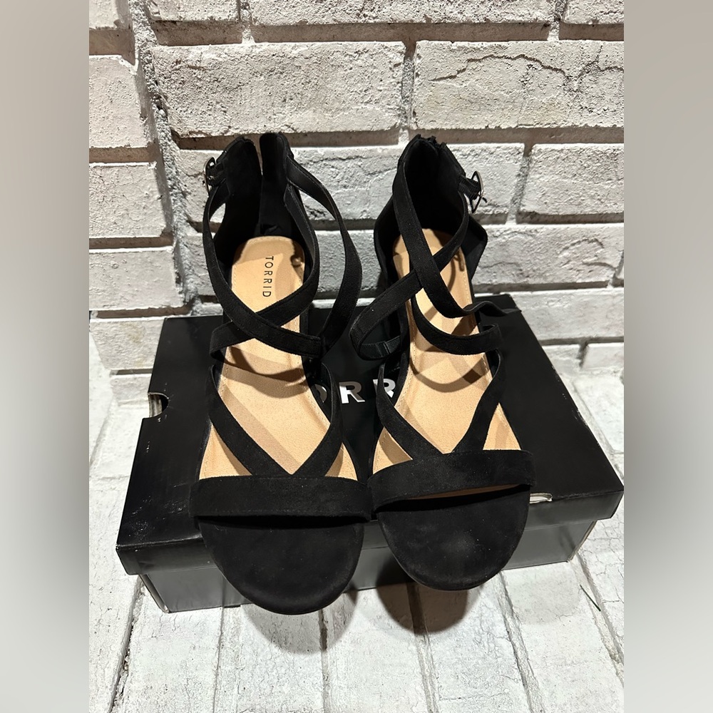 Torrid block heels - never worn NEW IN BOX